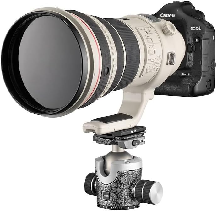Gitzo Zentrischer Stativ-Kugelkopf der Serie 4, für DSLR- und SLR-Stative, Stativ mit Hebelverriegel