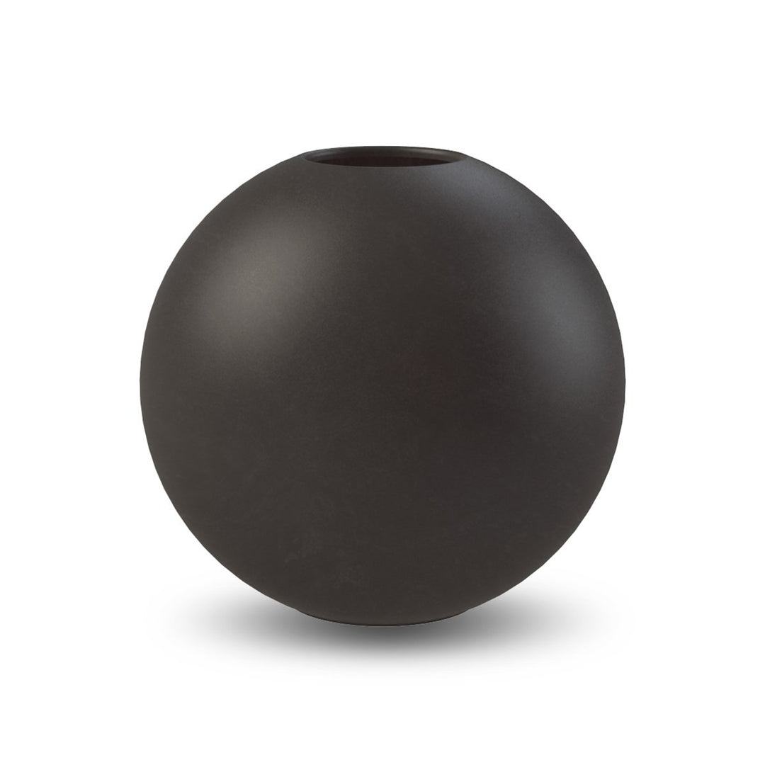 Cooee Design Ball Vase 10cm Black 10cm Schwarz, 10cm Schwarz