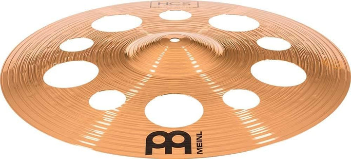 Meinl Cymbals HCS Bronze Trash Crash 18 Zoll (Video) Schlagzeug Becken (45,72cm) B8 Bronze, Traditio