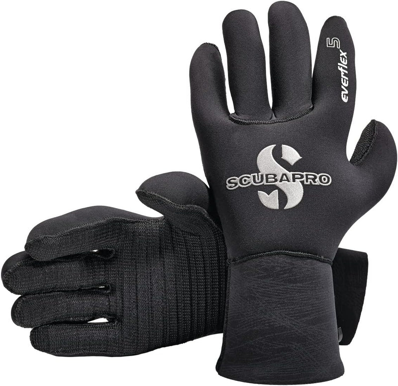 SCUBAPRO Everflex Tauchhandschuh XL Schwarz, XL Schwarz