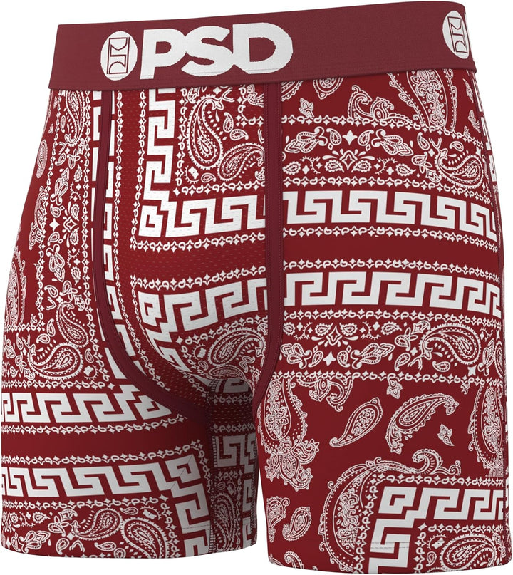 PSD Herren Unterwäsche (3er Pack) S Dunkles Bandana, 3er-pack, S Dunkles Bandana, 3er-pack