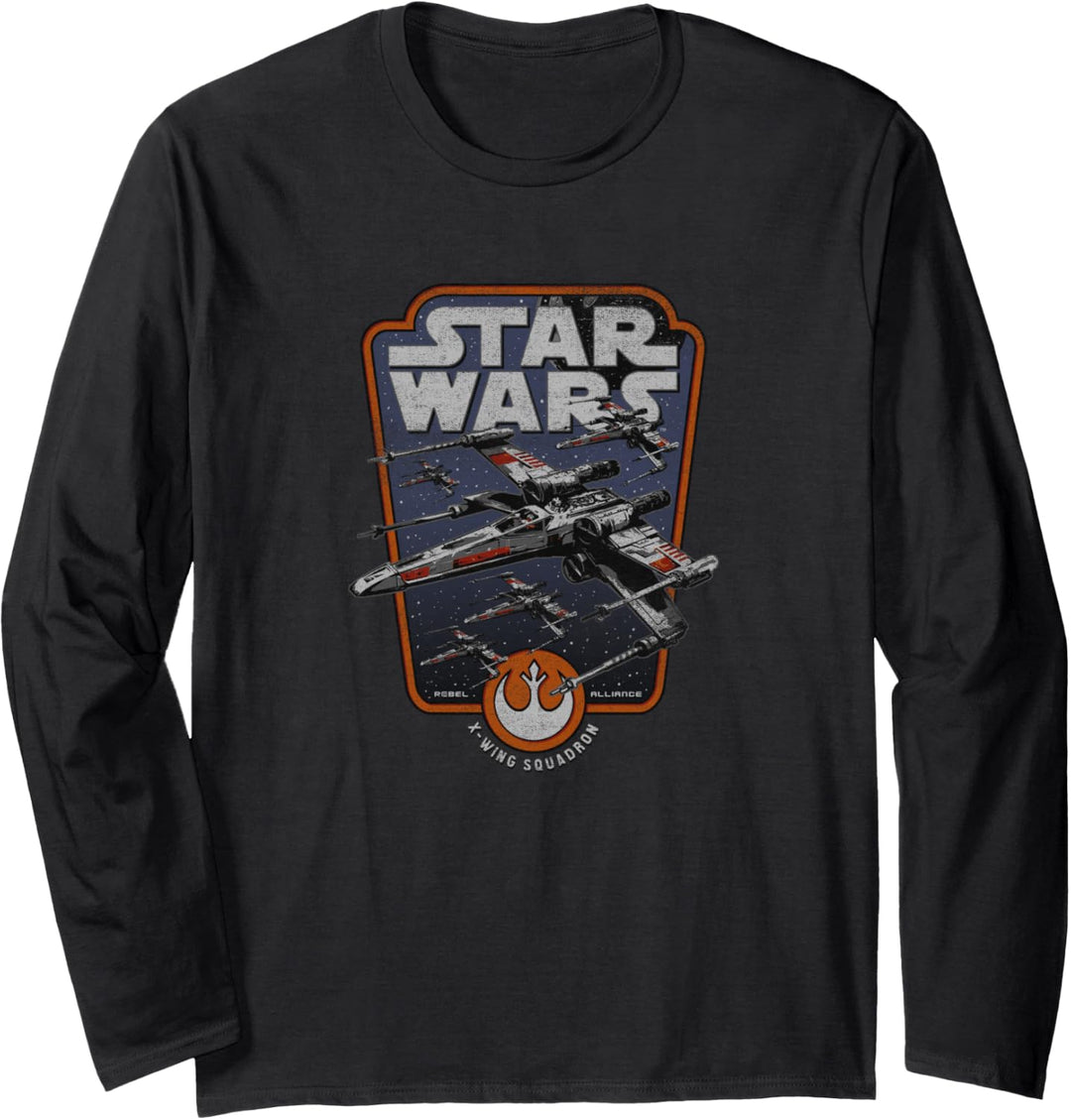 Star Wars X-Wing Red Squadron Langarmshirt