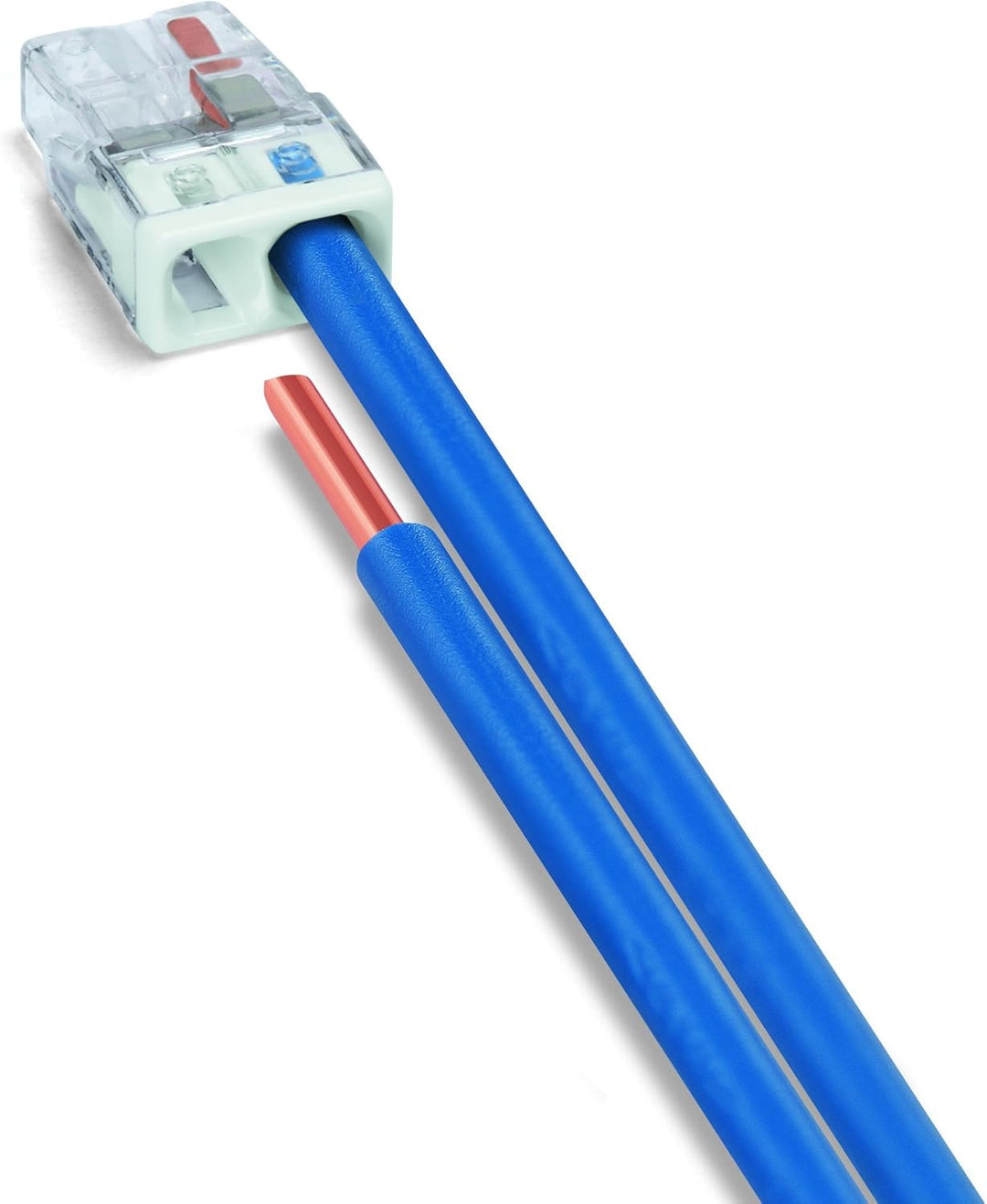 WAGO® Klemme, 2-Leiter, 4 mm², Verbindungsklemme mit Hebel, 222-412 (50 Stück) & Klemme, 2-Leiter, V