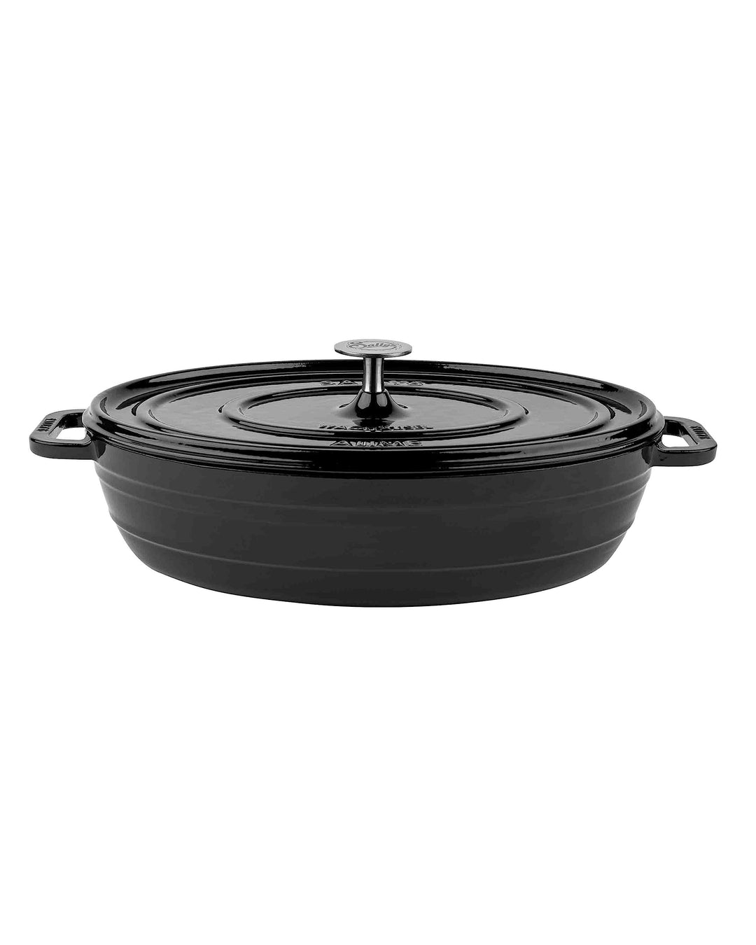 Sallys Gusseisenbräter Alime (Fury Black Majolika), Fury Black Majolika