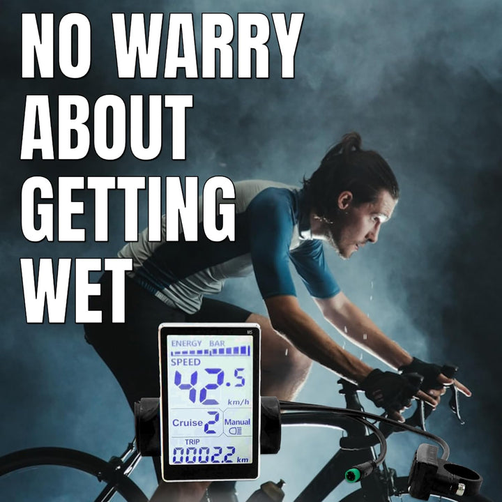 LCD Display, Elektrofahrrad M5 LCD Bildschirm, Elektrofahrrad LCD Display mit Anschluss Elektro für