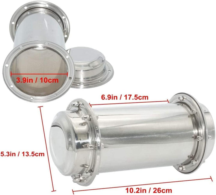 ZeitKapsel Anti-Korrosion wasserdichter 304 Edelstahl Kapsel Container langlebig für Enkelin zukünft