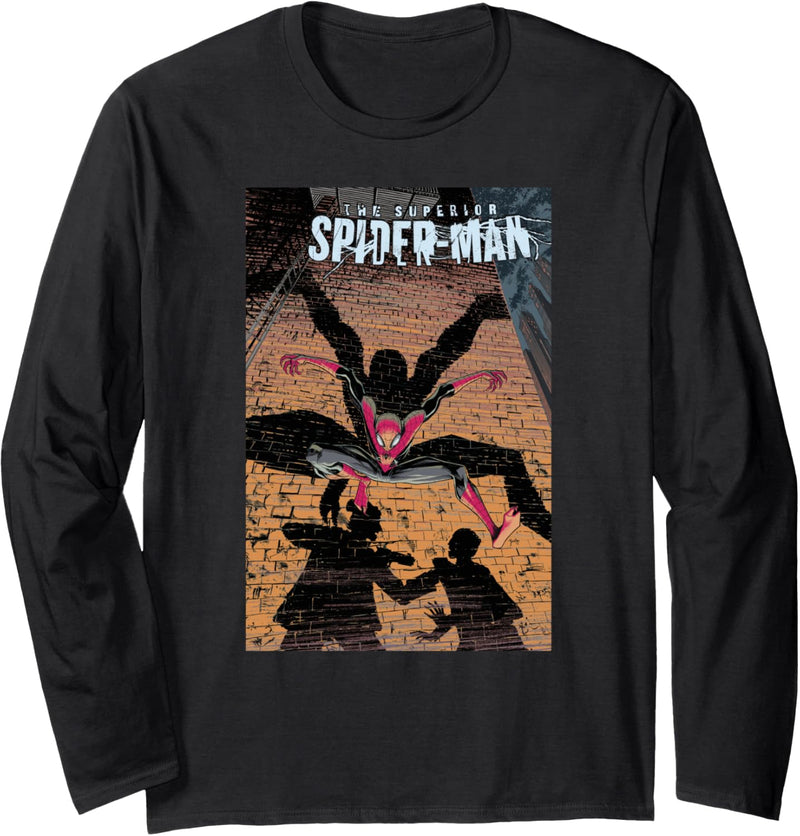 Marvel Superior Spider-Man Feat. Doctor Strange Comic Cover Langarmshirt