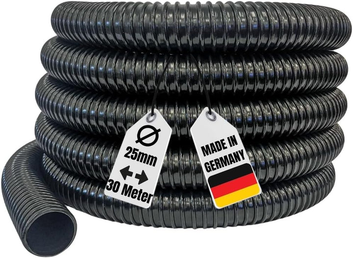 AquaOne Teichschlauch 25 mm 1" 30 Meter I Hochwertiger Teich Schlauch für Garten & Teiche I Teichsch