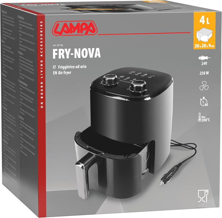 Lampa 97136 Fry-Nova Luftfritteuse - 4 L - 24V - 250W - 10A