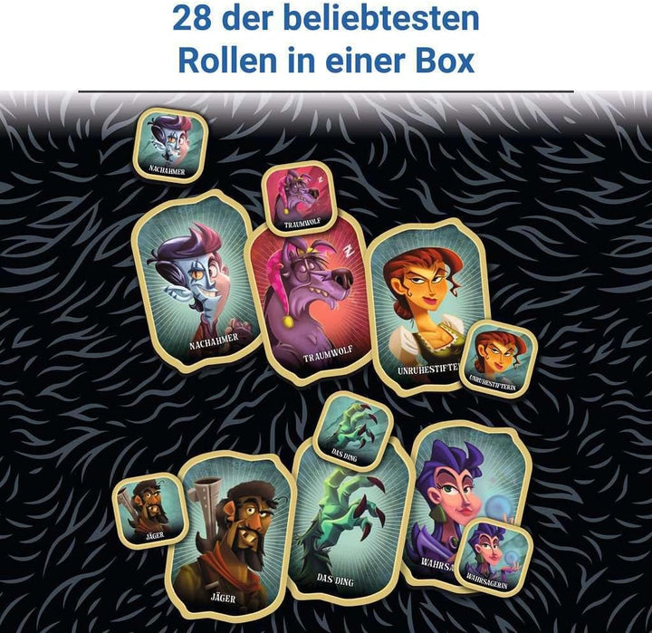 Ravensburger 24897 - Werwölfe - Special Edition, 10 Jahre Jubiläum, Kartenspiele ab 9 Jahre, für 3-1
