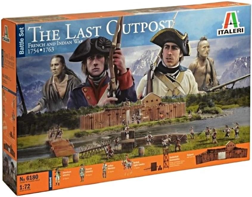Italeri 6180 1:72 French and Indian War 1754-1763, Mehrfarbig