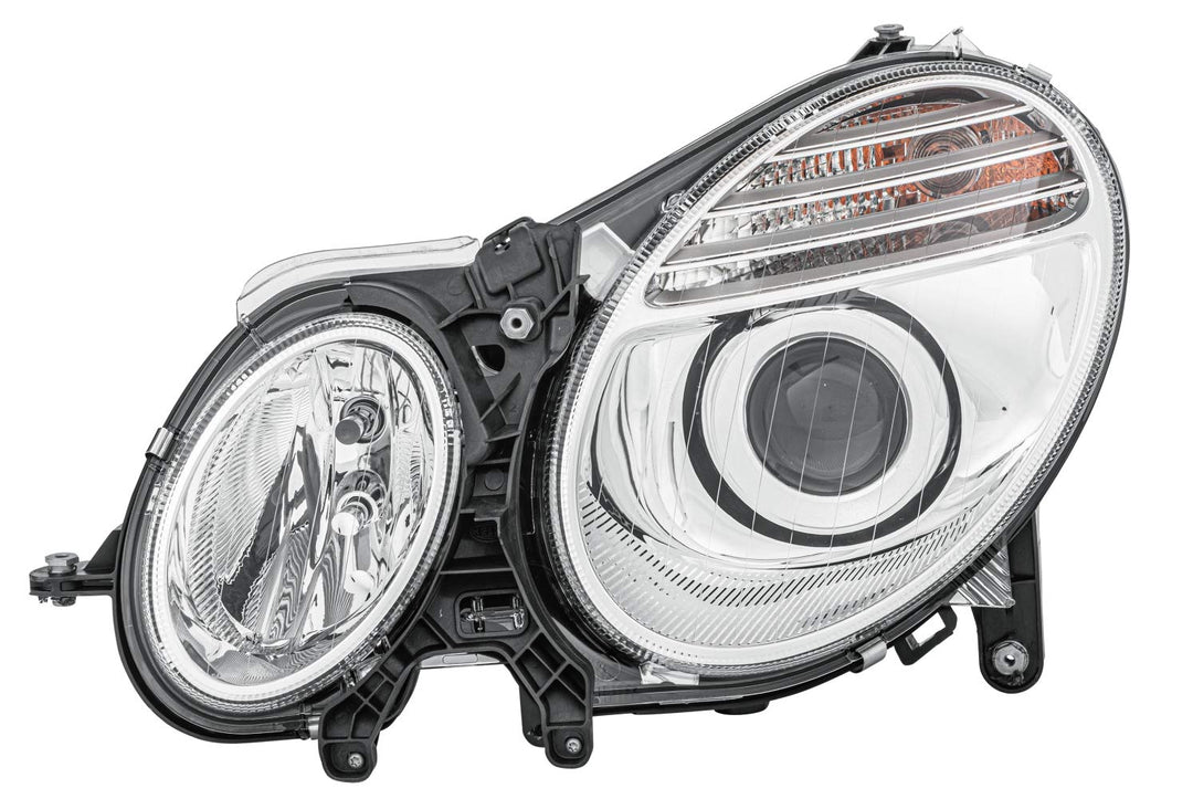 HELLA 1EL 009 260-551 Bi-Xenon/Halogen-Hauptscheinwerfer - links - für u.a. Mercedes-Benz E-Class (W
