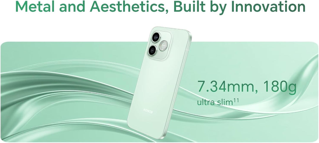 Honor 600 Lite 5G Smartphone 256GB, 108MP Kamera, Sprout Green | 6,60" AMOLED 120Hz Display, Dimensi