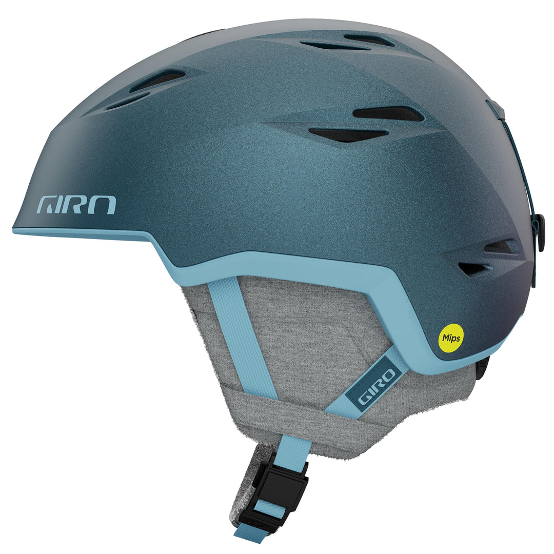 Giro Envi Spherical MIPS Skihelm - Snowboardhelm für Damen Matte Ano Harbor Blue 23 M, Matte Ano Har