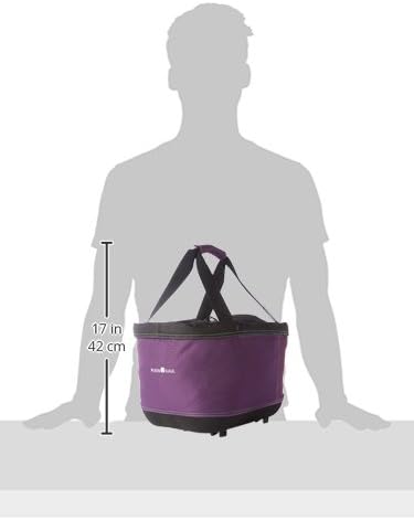 KlickFix Unisex Alingo Gt für Racktime Dragertas, Grey, 41 x 29 24 cm EU 24 x 41 x 29 cm, 20 l Bromb