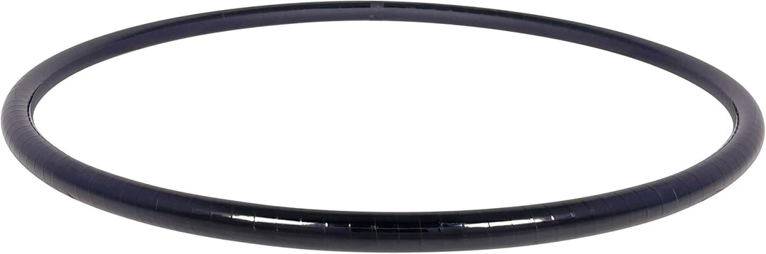 Metallic Hula Hoop Reifen, Ø80/90/100cm Schwarz Ø100cm, Schwarz Ø100cm