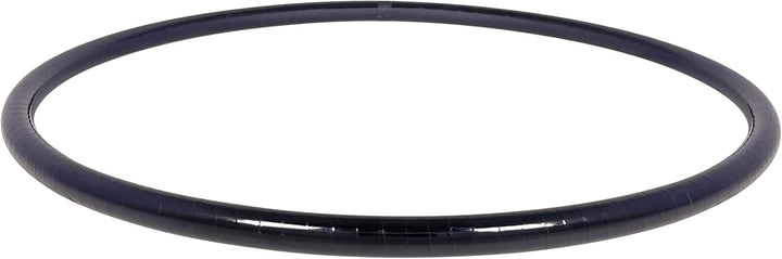 Metallic Hula Hoop Reifen, Ø80/90/100cm Schwarz Ø100cm, Schwarz Ø100cm
