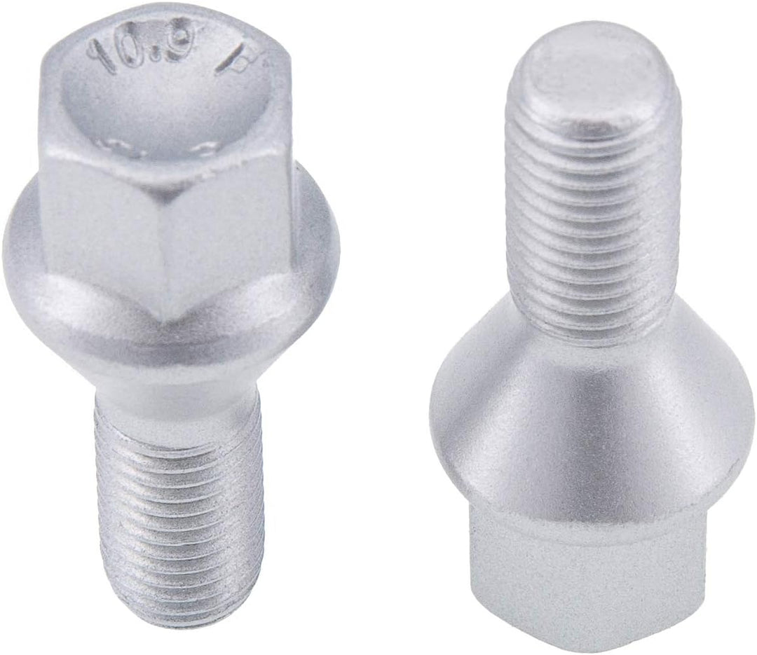 levando 20 Stück Radschrauben M14x1,5 33mm Schaftlänge Kegelbund 60° SW17 – Radbolzen-Set mit 20x Ra