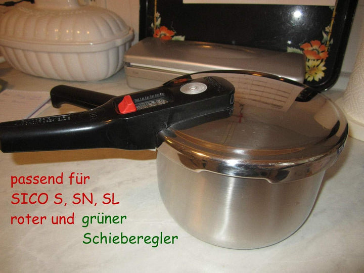 Reparaturset für Schnellkochtopf Silit 18cm Sicomatic S + SN + SL Set2 8-TLG. Dichtungsring, Druckan