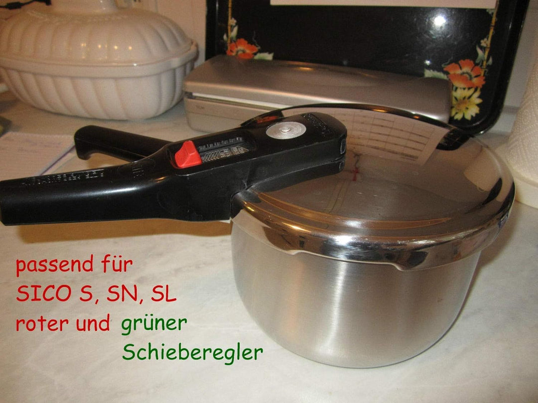 Reparaturset für Schnellkochtopf Silit 18cm Sicomatic S + SN + SL Set2 8-TLG. Dichtungsring, Druckan