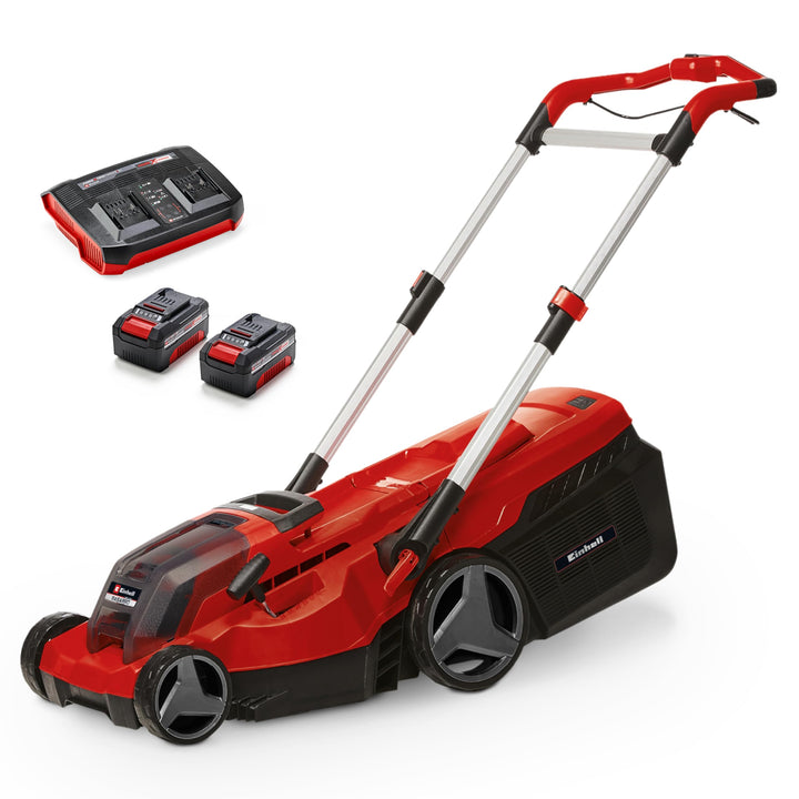 Einhell Akku-Rasenmäher RASARRO 36/38 Kit Power X-Change (36 V, 38 cm Schnittbreite, 450 m², Brushle