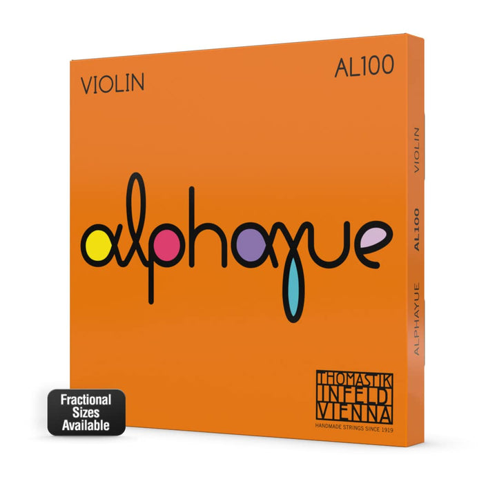 Thomastik 633479 Saiten für Violine ALPHAYUE Nylonkern, Satz 1/16 Mensur 215mm / 8.5“, Satz 1/16