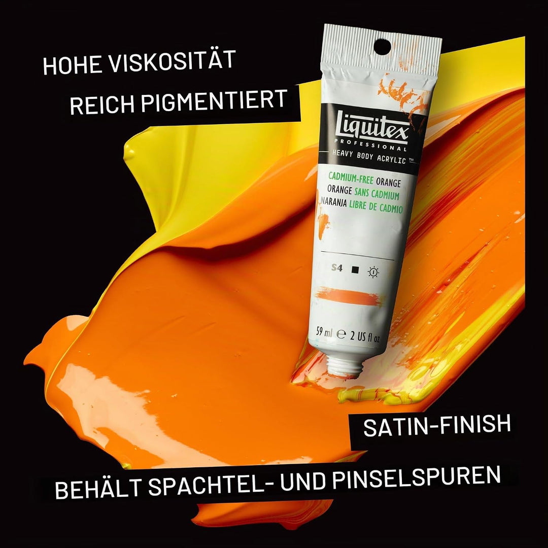 Liquitex Heavy Body Acrylfarbe Lebendige Farben Set 6 x 22ml 22 ml (6er Pack) 6 Farben Set A 22ml -