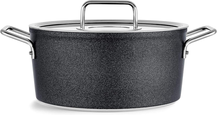 Fissler Adamant/Aluminium-Kochtopf (Ø 18 cm, 2L) Töpfe-beschichtet mit Glas-Deckel, antihaftend - In