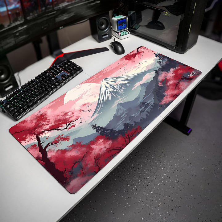 Tilt Gaming Mauspad 900x400 mm - 4 mm rutschfeste Schreibtischunterlage Gross - Speed-Oberfläche & H
