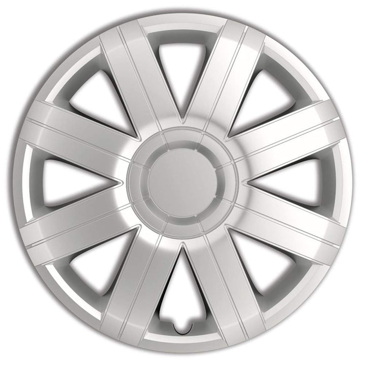 AUTO-STYLE Satz Radzierblenden Sportive 15-Zoll Silber