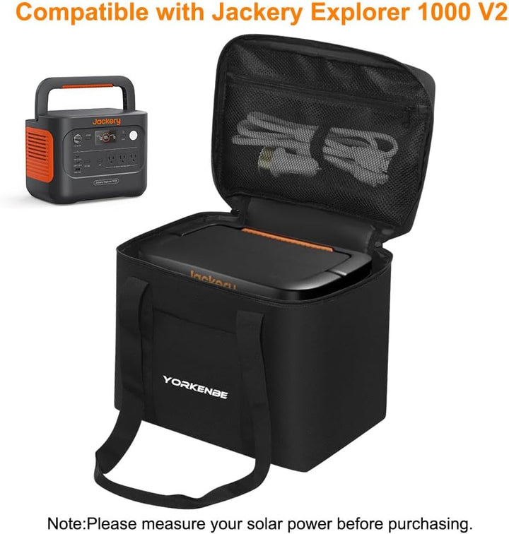 Tragetasche kompatibel mit Jackery Explorer 1000 V2, wasserabweisend, gepolstert, tragbare Powerstat