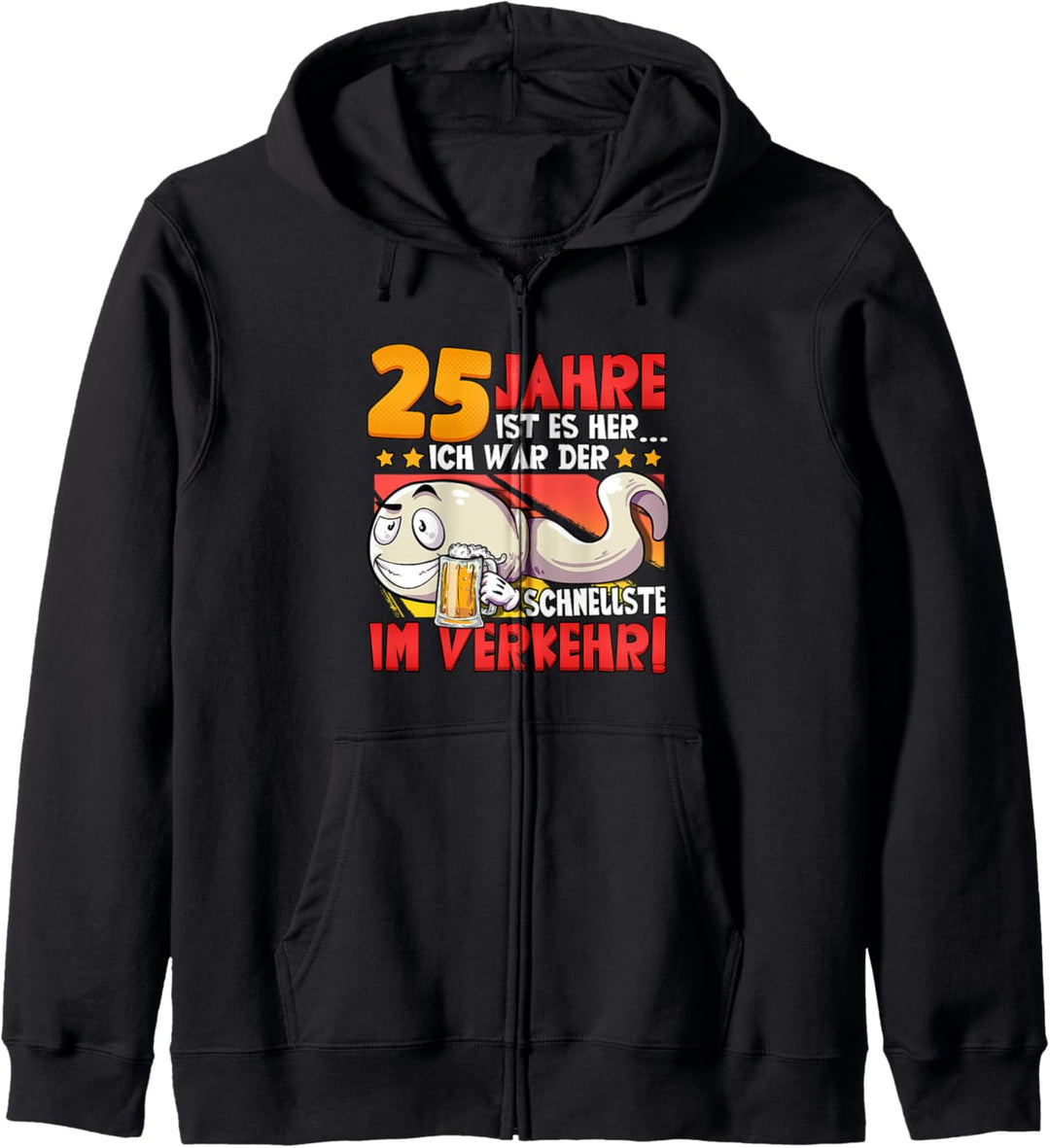 25 Jahre ist es her... 25 Geburtstag Kapuzenjacke