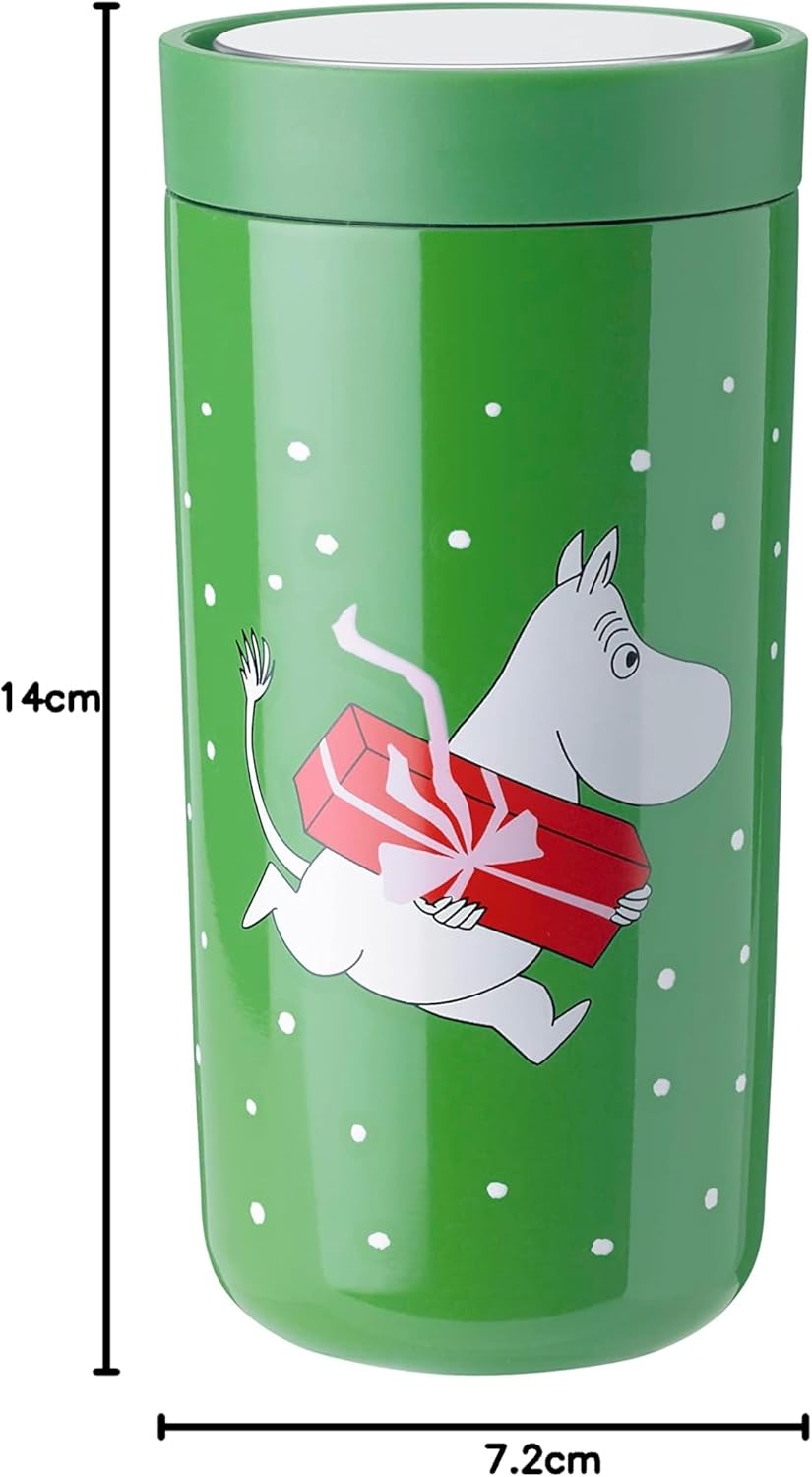 Stelton To-Go Click - Thermobecher, doppelwandige Isolierflasche - Rostfreier, auslaufsicherer Kaffe