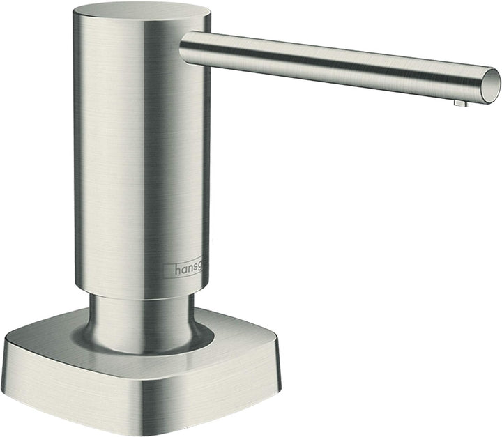 hansgrohe Spülmittel-/ Lotionspender Küchenzubehör (Accessoire, eckig) Edelstahl Finish optionales Z