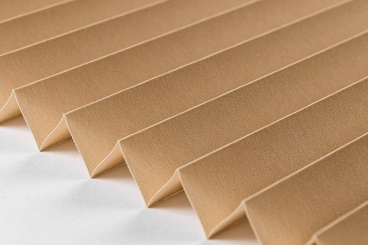 Home-Vision® Premium Plissee Faltrollo ohne Bohren mit Klemmfix (Beige, B60cm x H150cm) Modern Klemm