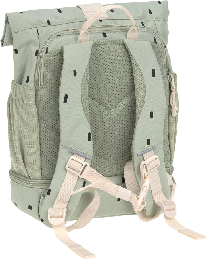 LÄSSIG Kindergartenrucksack Kinderrucksack Rolltop mit Brustgurt wasserabweisend, 11 Liter/Mini Roll