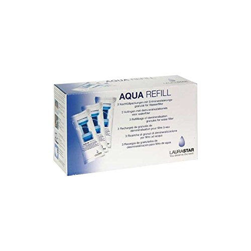 Laurastar – Aqua-Refill – Nachfüllpackung mit Entminerlisierungsgranulat für Wasserfilter, 3 Stück