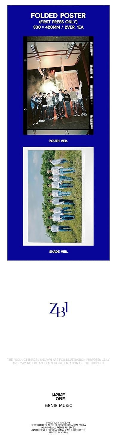 ZEROBASEONE - YOUTH IN THE SHADE (1st Mini Album) (YOUTH ver.), Youth Ver.
