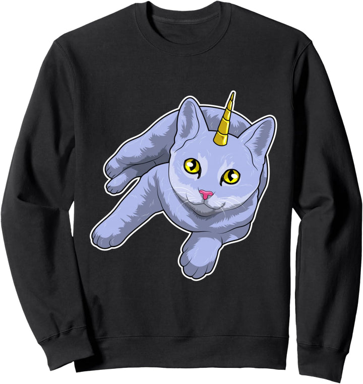 Katze Einhorn Sweatshirt