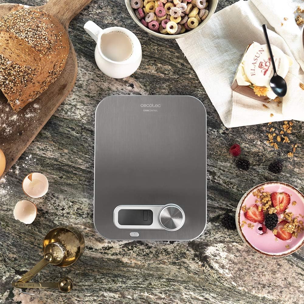 Cecotec Küchenwaage Kochsteuerung 10400 Smart Healthy EasyHang. 8k maximale Kapazität, Edelstahl, Gr
