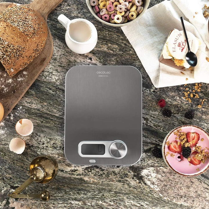 Cecotec Küchenwaage Kochsteuerung 10400 Smart Healthy EasyHang. 8k maximale Kapazität, Edelstahl, Gr