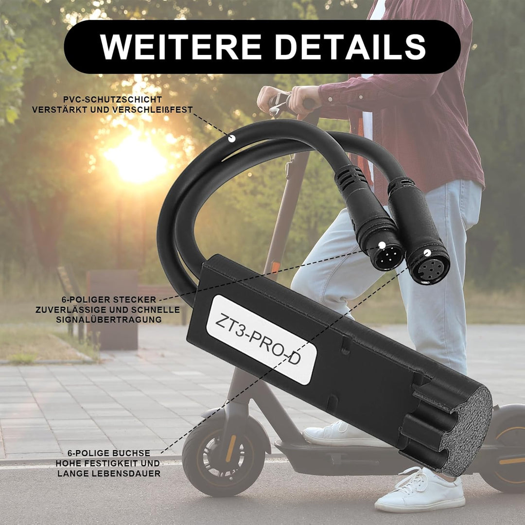 ZT3 PROD Zubehör Geschwindigkeits-Upgrade Kabel kompatibel mit Ninebot ZT3 PROD, Tuning-Kabel für 35