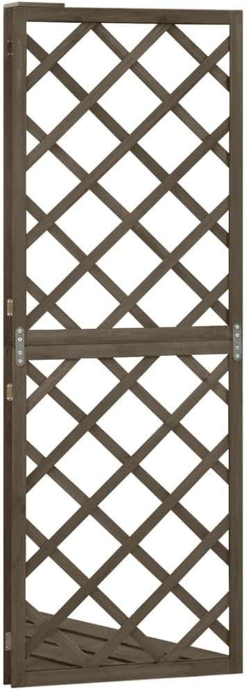 vidaXL Tannenholz Massiv Eckspalier Gartenspalier Rankgitter Rankhilfe Garten Rosengitter Blumengitt