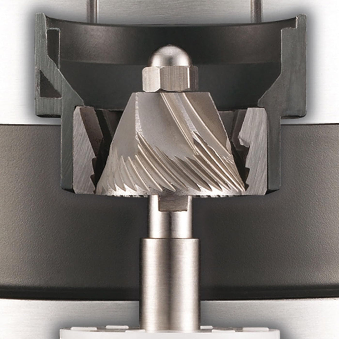 GRAEF Kaffeemühle CM702, Kegelmahlwerk aus Edelstahl, 24 Mahlgradeinstellungen, abnehmbarer 250g Kaf