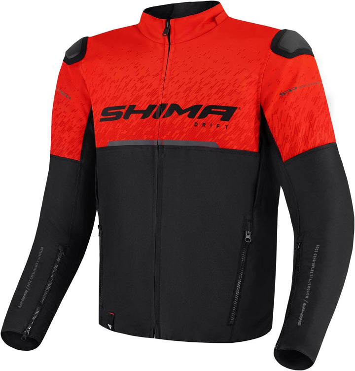 SHIMA DRIFT Motorradjacke Herren | Leichte, Atmungsaktive Sommer Mesh Motorcycle Stadt Textiljacke M