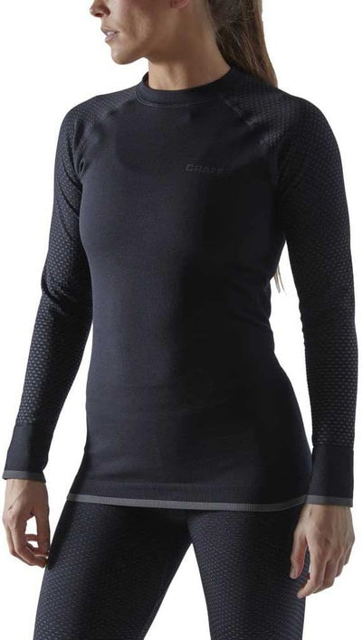 Craft Damen ADV Warm Fuseknit Intensity Ls W Oberteile XL Schwarz, XL Schwarz