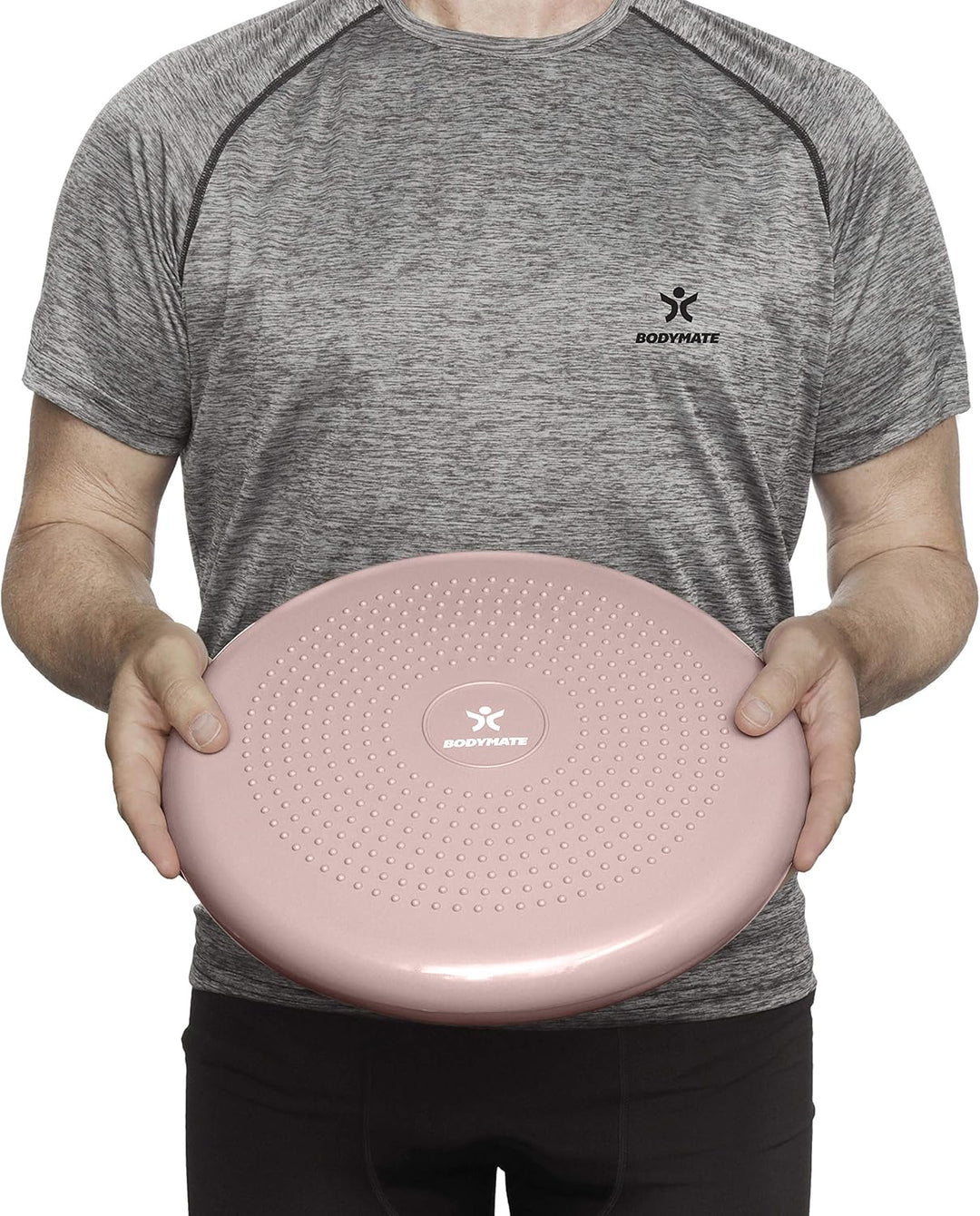 BODYMATE Ballsitzkissen inkl. Pumpe 34cm Durchmesser - Balance-Kissen, Luftkissen, Balance Pad, Nopp