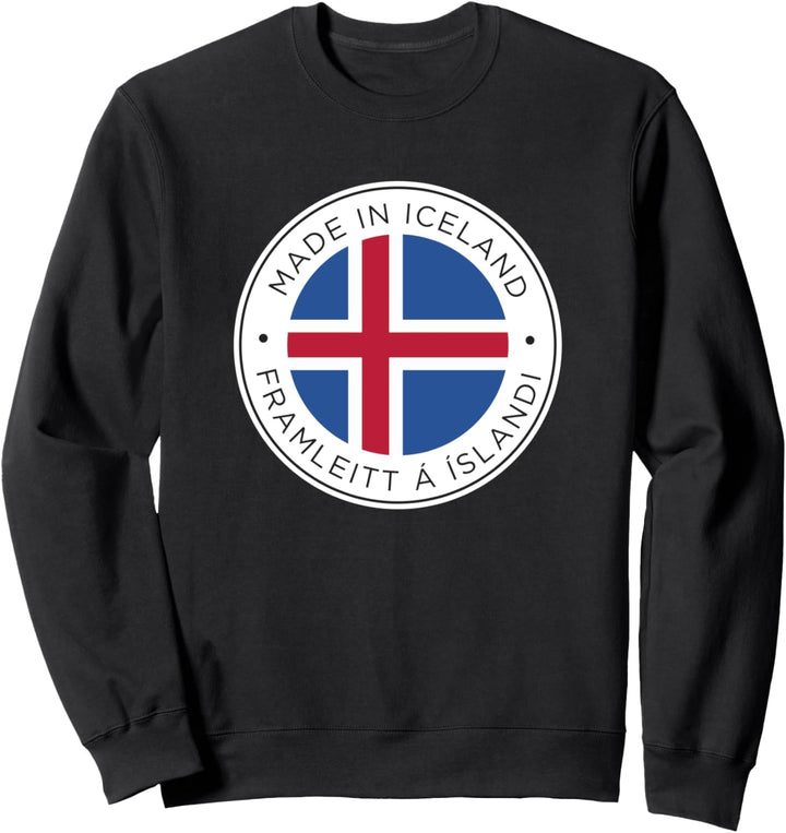 England Arktische Flagge Nordische Gletscher Reykjavik UK Sweatshirt