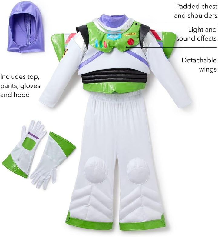 Disney Store Official Buzz Lightyear Costume for Kids, Toy Story 104, 104