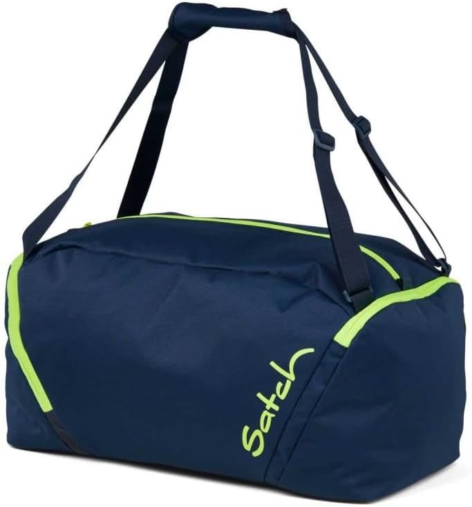 Satch Pack Schulrucksack Set 3tlg. inkl. Schlamperbox und Sporttasche (Toxic Yellow), Toxic Yellow